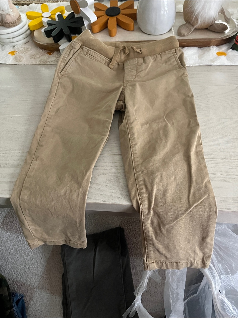 GAP Kids Casual Drawstring Pants - Tan